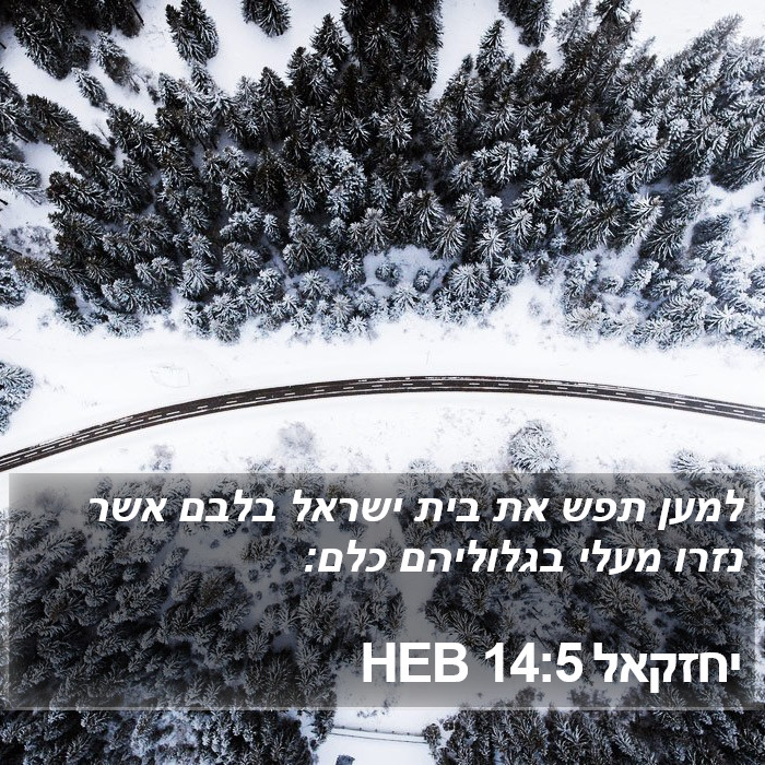 יחזקאל 14:5 HEB Bible Study