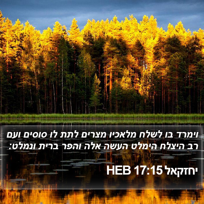 יחזקאל 17:15 HEB Bible Study