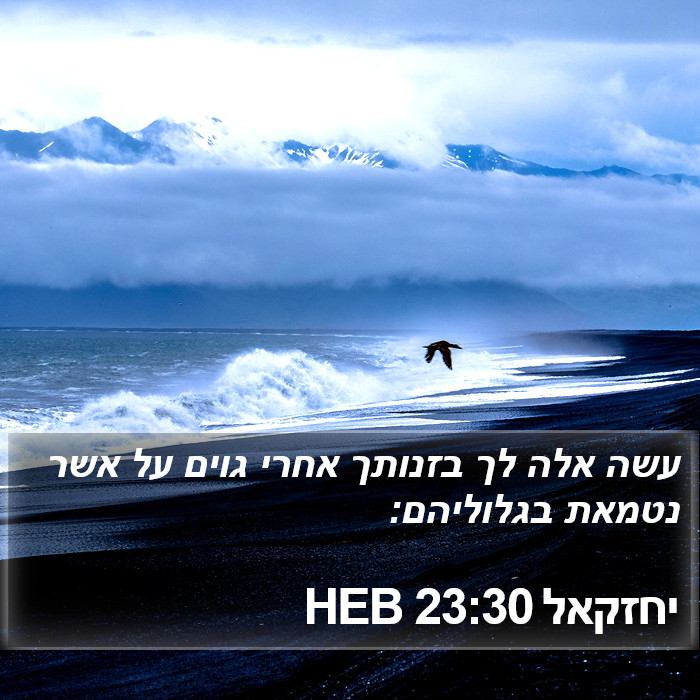 יחזקאל 23:30 HEB Bible Study