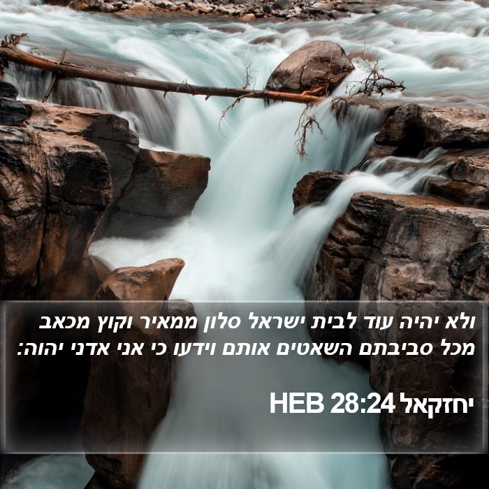 יחזקאל 28:24 HEB Bible Study