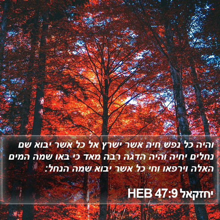 יחזקאל 47:9 HEB Bible Study