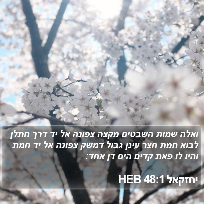 יחזקאל 48:1 HEB Bible Study