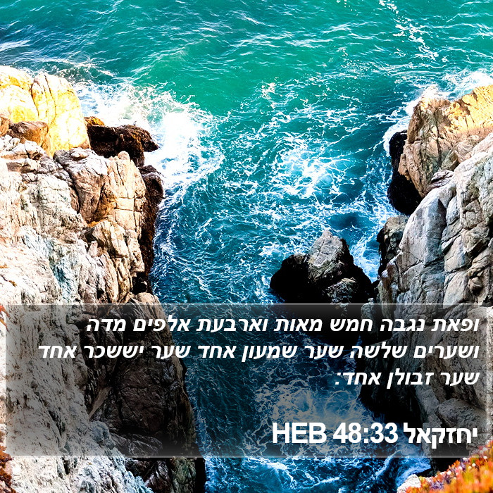 יחזקאל 48:33 HEB Bible Study