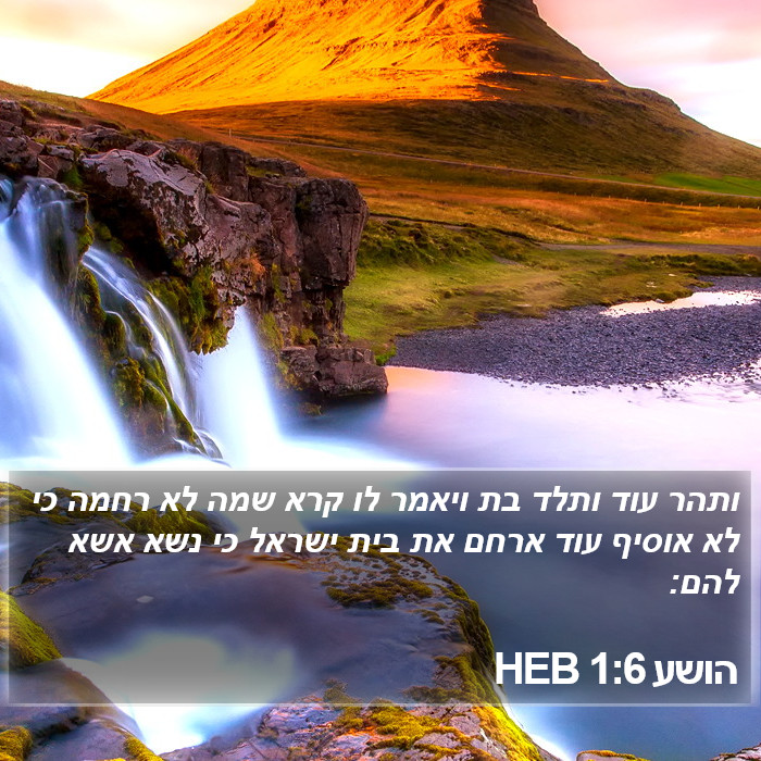 הושע 1:6 HEB Bible Study