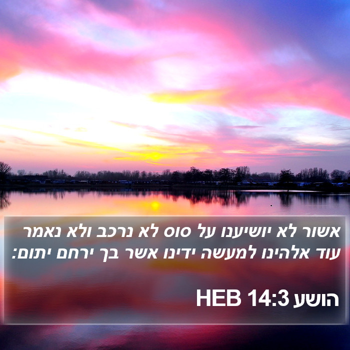 הושע 14:3 HEB Bible Study