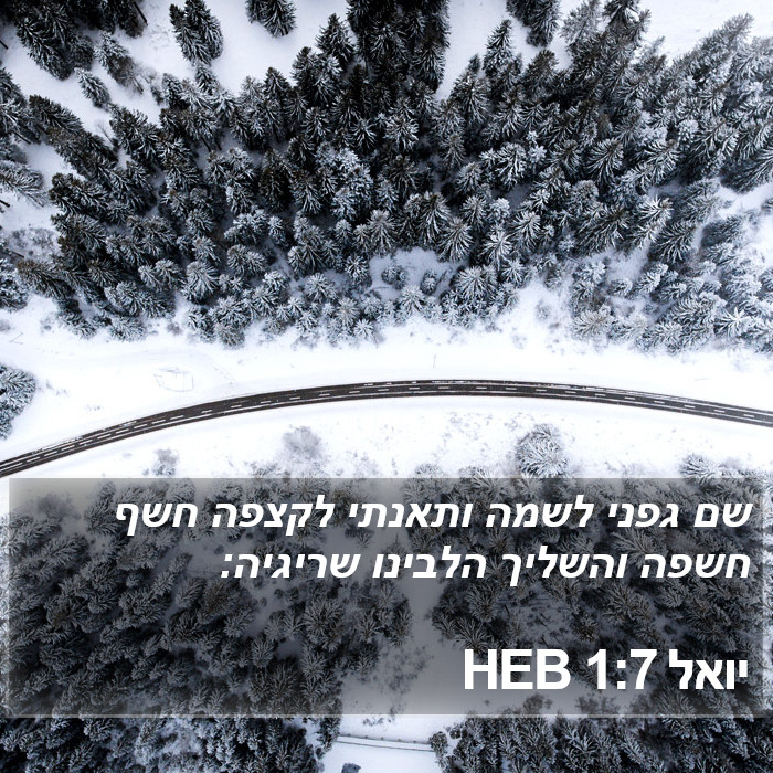 יואל 1:7 HEB Bible Study