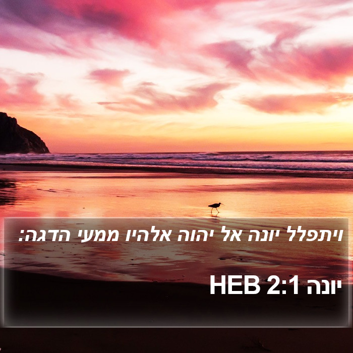 יונה 2:1 HEB Bible Study