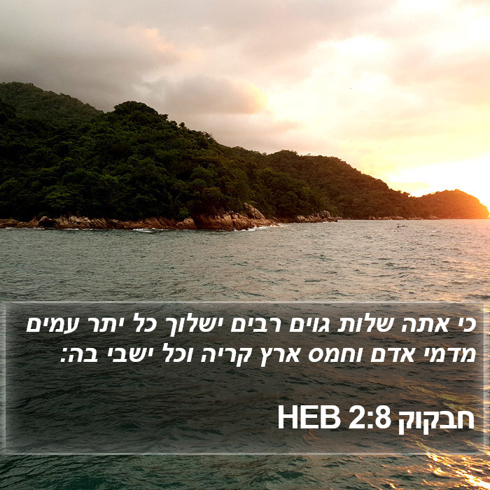 חבקוק 2:8 HEB Bible Study