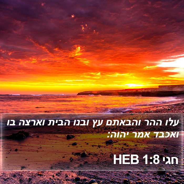 חגי 1:8 HEB Bible Study