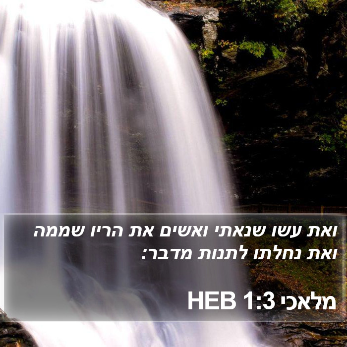 מלאכי 1:3 HEB Bible Study