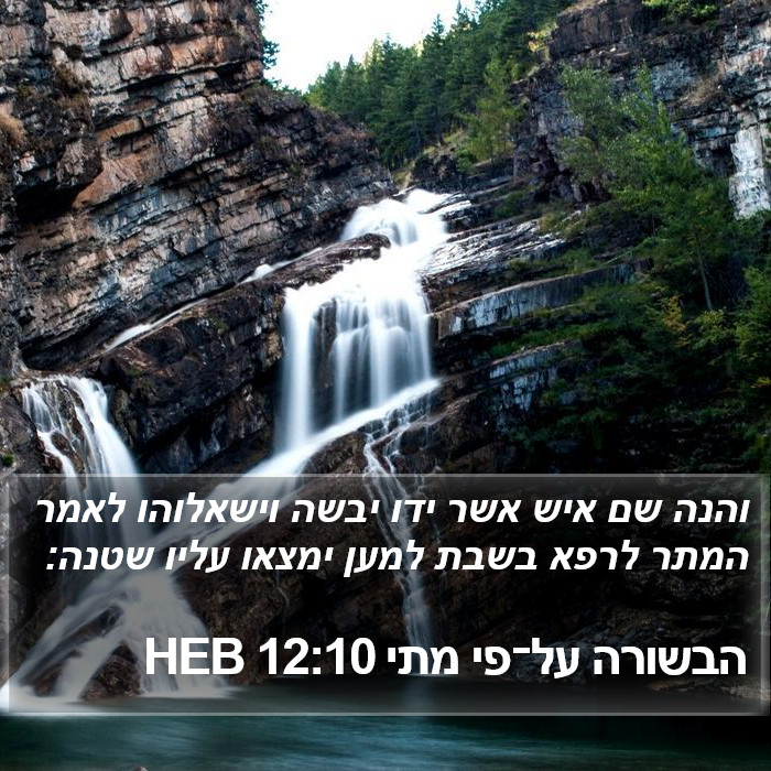 הבשורה על־פי מתי 12:10 HEB Bible Study