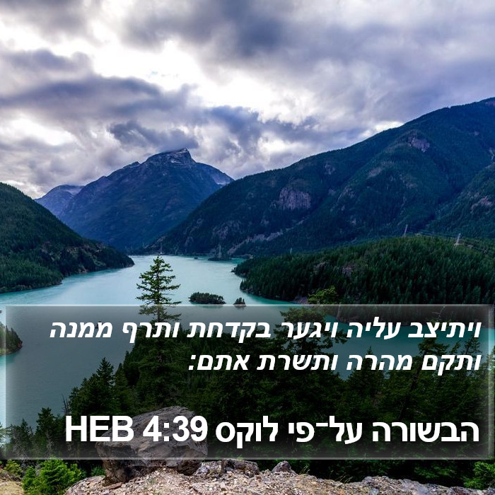 הבשורה על־פי לוקס 4:39 HEB Bible Study