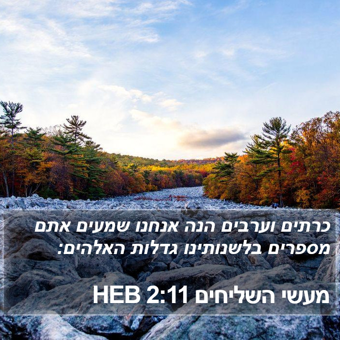 מעשי השליחים 2:11 HEB Bible Study