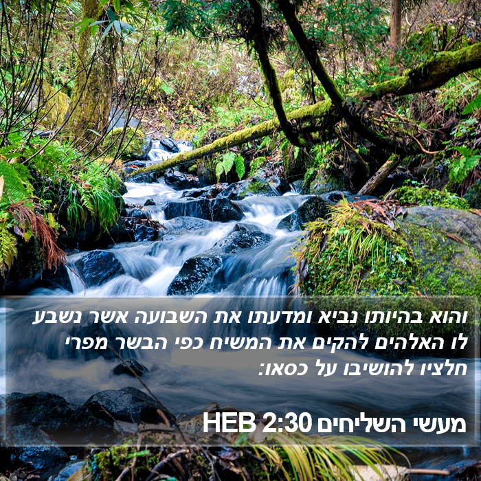 מעשי השליחים 2:30 HEB Bible Study