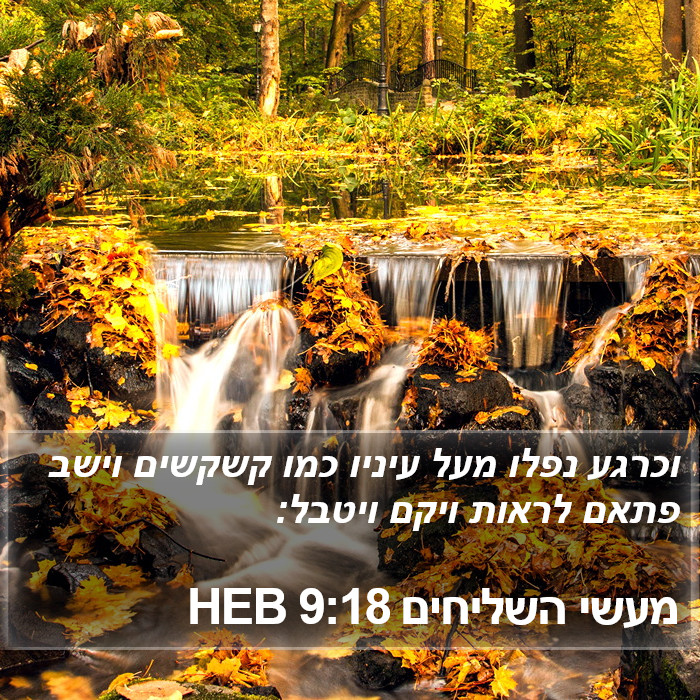 מעשי השליחים 9:18 HEB Bible Study