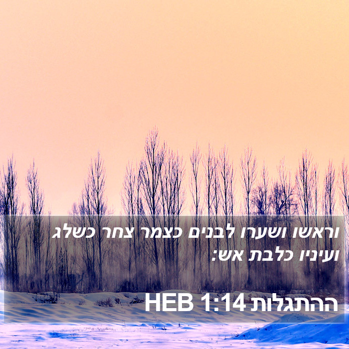 ההתגלות 1:14 HEB Bible Study