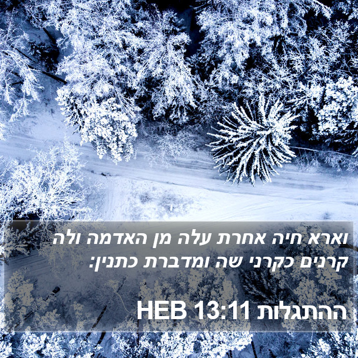 ההתגלות 13:11 HEB Bible Study